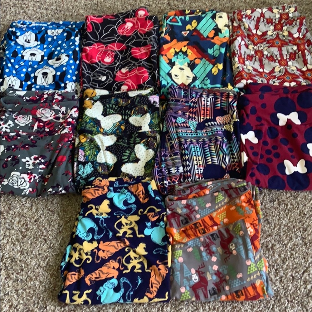 Lot of Disney Lularoe Leggings